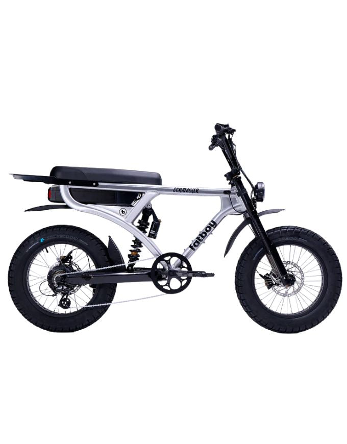 Fatboy Scrambler V3 Electric Bike | White Noise EN15194